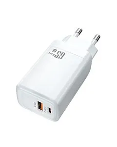 Hvid USB-C oplader (65w) - Droner.dk