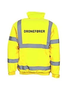 Sikkerhedsjakke (M) - Droner.dk